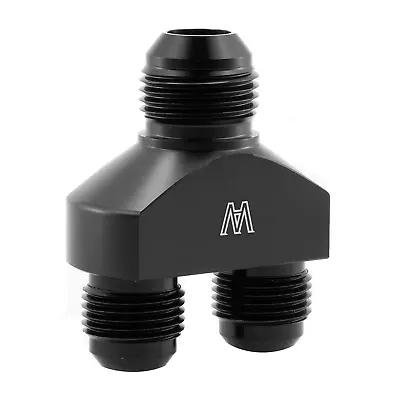 -10 AN To Dual 8 AN Y Fitting  Y  Block Adapter Coupler Male AN Fitting • $15.35