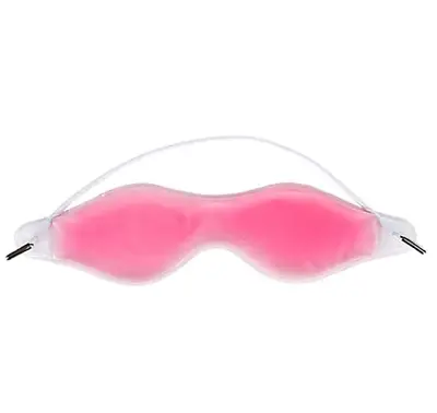 Cooling Gel Eye Mask Hot Cold Pink Pain Stress Relief Muscle Relaxing Sleep XL • £4