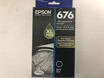 Epson 676XL Pro Black  Pro Ink Cartridge Sealed Box Expires 06/24 • $19.99