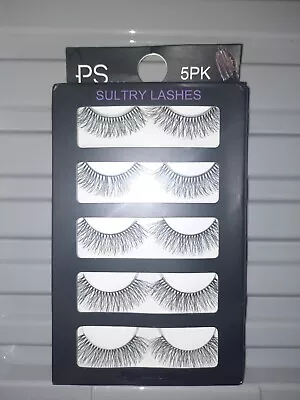 5 Pack Primark Sultry False Eyelashes (glue Not Included) • £1.45