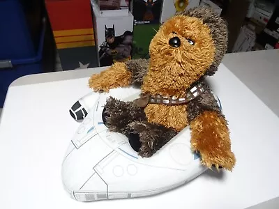 NEW Build A Bear Star Wars THE MILLENNIUM FALCON & CHEWBACCA Plush 20  IN SOUND • $91.06