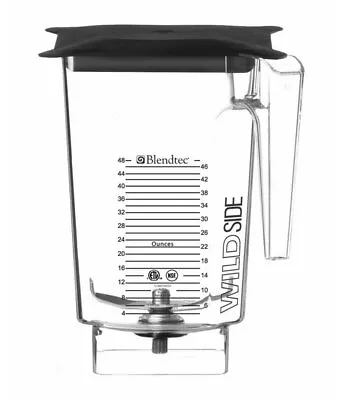 Blendtec Commercial WildSide Blender Jar | 3 Qt. With Soft Lid • $139.95