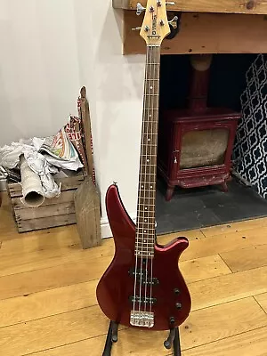 Yamaha RBX 170-Electric Bass Guitar-Metallic Red (With Bag) And Beginners Manual • £72