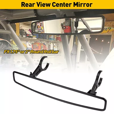 UTV Rear View Center Mirror W/Bar 1.75  Bar For Polaris RZR 800 900 S/XP 1000 • $24.99