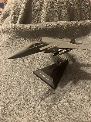 Boeing F-15 Strike Eagle Die Cast Model W/stand Used No Box • $99.99