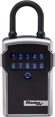 Master Lock Box 5440EC Portable Electronic Key Pad Safe Bluetooth IOS / Android • $109.99