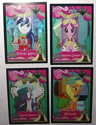 Set Of 4 - Royal Wedding - My Little Pony Foil Cards - Mint -  Free Shipping! • $70