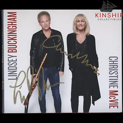 Lindsey Buckingham Christine McVie Signed CD Cover JSA Fleetwood Mac Auto Z1466 • $349