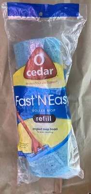 O Cedar Fast N Easy Angled Roller Mop Refill Made In USA NEW In Package • $12.75