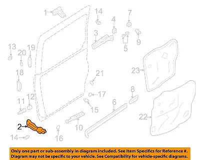 MAZDA OEM 02-06 MPV Side Sliding Door-Roller Left LD47732C0A • $139.49