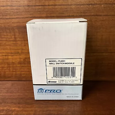 X-10 PRO PLW01 Wall Switch Module - Free Shipping - • $16.50