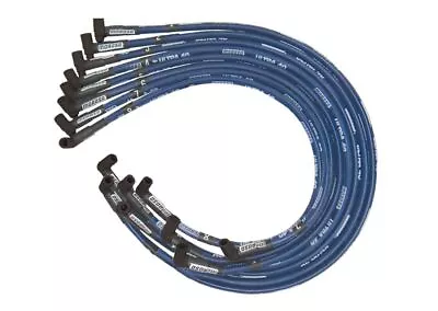 Moroso 73616 Ultra 40 Spark Plug Wires - 8.65mm - 90 Degree Boot - Sleeved -Blue • $257.04