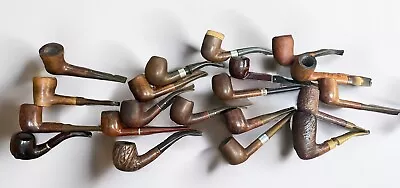 Lot Of 20 Vintage Mixed Estate Tobacco Pipes With Box • $80