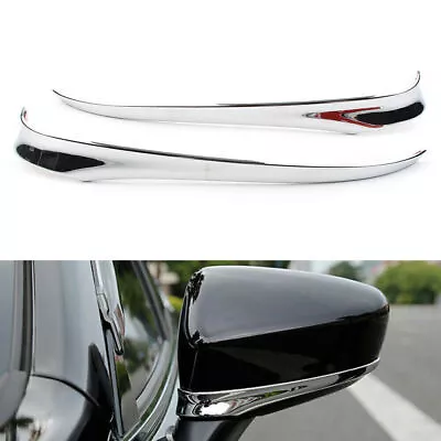 Fit Mazda 6 Atenza 2013-2017 Side Door Rear View Mirror Cover Trim Strip Chrome • $15.05