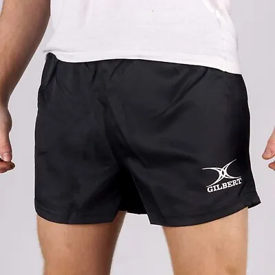 Gilbert Rugby Shorts - Saracen II Match / Training Shorts Mens - SALE • £12.99