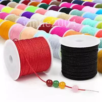 100m/roll Nylon Knotting Thread DIY Crafting String Beading Jewelry Cord 0.8mm • $4.99