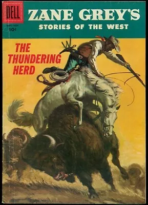 Sept.-Nov. 1956 ZANE GREY'S STORIES OF THE WEST #31 THE THUNDERING HERD. Nice • $0.99