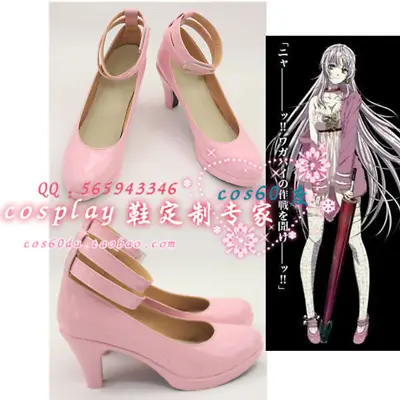 NEKO From K Cosplay Boots Shoes #cos0134 New Hand Made Halloween S008 • $48.33