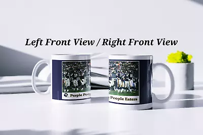 Minnesota Vikings Purple People Eater White Ceramic Coffee Cup Mug 11oz New • $14.99