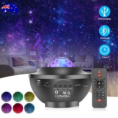 $26.89 • Buy Galaxy Star Ocean Projector Light Wave LED Laser Lamp Christmas Birthday Party