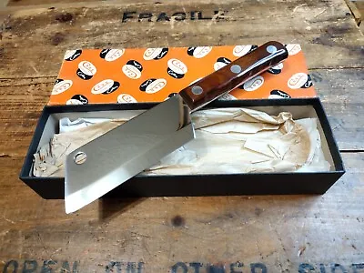 $109.99 • Buy Vintage Case XX P 2032 Chromium Cleaver Kitchen Knife Wood Handle, OriginalBox