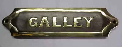 Nautical Sailor Plaque Sign Galley Wood Brass Beach Boat Ship Sea • $12.95