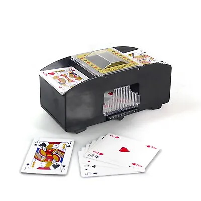 Casino 2 Deck Automatic Playing Card Shuffler Holdem Poker (Cards Not Included) • $16.99