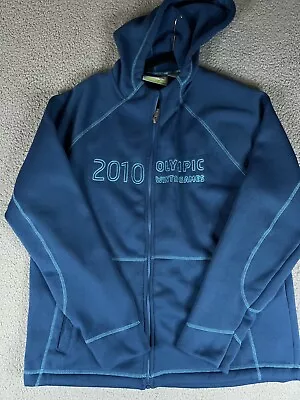 Mens Vancouver Canada 2010 Olympics Adult Jacket Large Fleece Full Zip Blue • $24.99