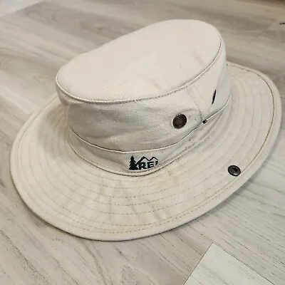 Rei Bucket Hat Unisex Large Beige Tilly Outdoor Safari Hiking Fishing Gorpcore • $15