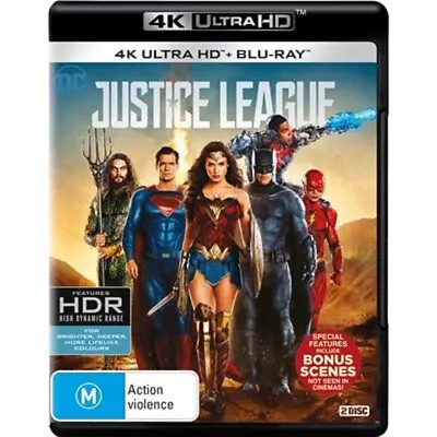 Justice League (4K Ultra HD + Blu-ray) - Brand New Still Sealed • $19.50