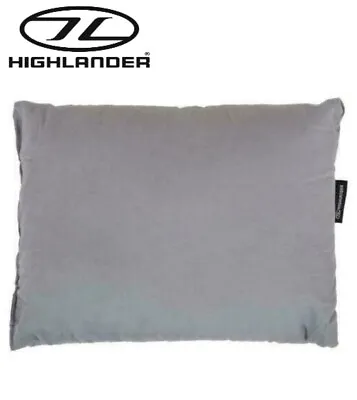 Highlander Travel Camping Micro Pillow Grey SB062 Hiking Backpacking • £9.95