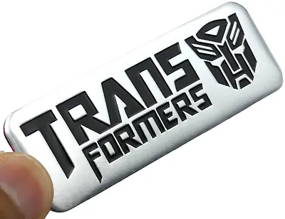 Metal Transformers Emblem Sticker Decal Optimus Prime Tailgate Badge 3  X 1  • $6.45