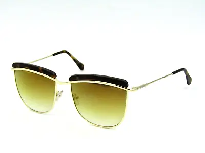 Balmain BL2521B Women's Metal Sunglasses 04 Gold Tortoise / Gold Gradient #B12 • $58.45