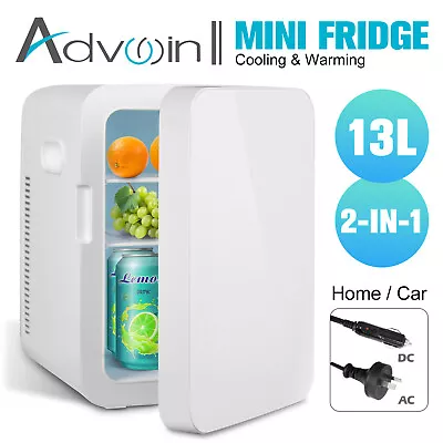 $109.90 • Buy 2in1 Mini Fridge 13L Portable Home Car Cooler&Warmer Small Drinks Bar Freezer