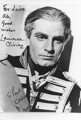 Original Autograph By Laurence Olivier (actor / Director) • £15.84