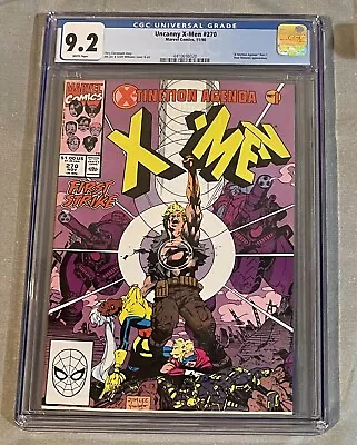 The Uncanny X-Men 270 CGC 9.2 1990 X-Tinction Agenda - BUY 1 GET $15 OFF 2 More • $49