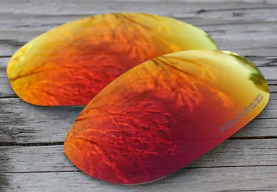 $7.99 • Buy Polarized Orange Red Mirrored Sunglass Lenses For Oakley Monster Dog Grey Tint 