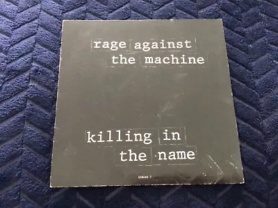 Rage Against The Machine Killing In The Name 7 Inch White Vinyl Single  • £65