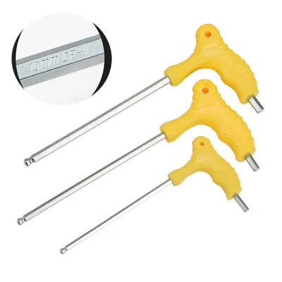 T Bar Type Handle Hex Allen Key Set Ball Point Ended Extra Long Handle 4mm 5mm • $3.80