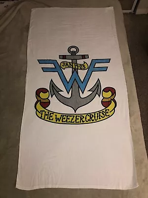 Weezer Cruise Towel NEW 2012 Pinkerton Rivers Cuomo Snuggie Carnival Blue Van • $195