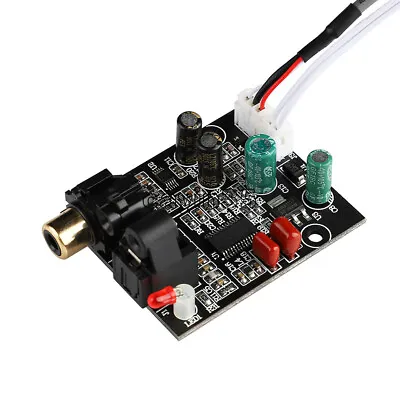 Digital Audio Decoder DAC 24 Bit 192K Optical Fiber Coaxial Decoder Signal Input • £7.90