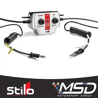 Stilo WRC Des 9V Intercom Rally / Motorsport Communication Amplifier - AB0214 • £279.99