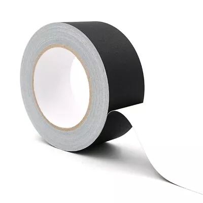 Gaffers Tape Matte Black Gaff Tape Waterproof No Residue Nonreflective Cotton • $8.49