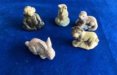 Vintage Wade Wimsies/ Whimsies - Rabbit Lion Otter Mouse Chimpanzee. • £1.50