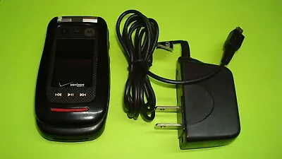 Motorola Barrage V860 Verizon Wireless Camera Flip Cell Phone BLK 3G Waterproof • $29.99