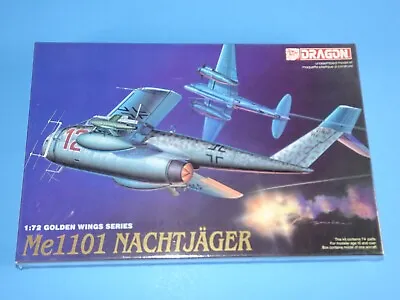 1993 Dragon 1/72 Me1101 Nachtjager Golden Wing Series Plastic Model Kit 5014 NOB • $29.99