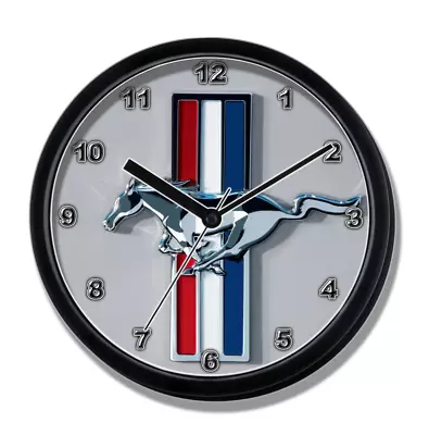 Ford Mustang LOGO Wall Clock NEW • $23.49