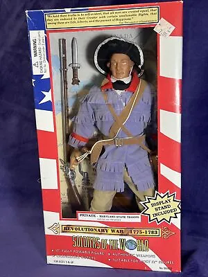 Soldiers Of The World Revolutionary War Private Maryland State Trooper 12” NIB • $24.99