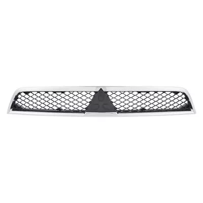 New Grille For 2008-2015 Mitsubishi Lancer Chrome Shell With Black Insert Upper • $65