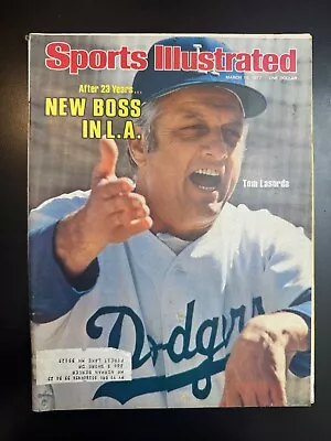 Sports Illustrated SI Magazine Tom Lasorda Los Angeles Dodgers March 14 1977 • $5